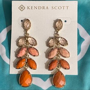 Vintage Kendra Scott Oralie earrings neutral ombré